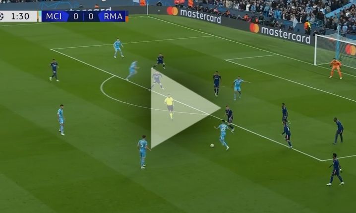 De Bruyne ŁADUJE GOLA na 1-0 z Realem w 2 minucie!!! [VIDEO]